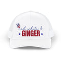 Red white & Ginger Snapback Trucker Cap